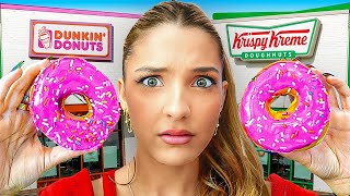 Dunkin vs. Krispy Kreme Taste Test