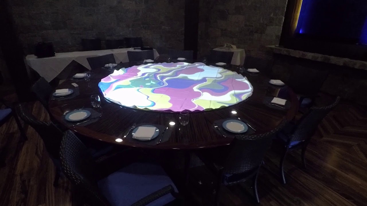 Restaurant Table Projection YouTube