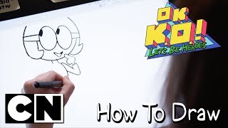 OK K.O.! Let's Be Heroes | How To Draw: Dendy