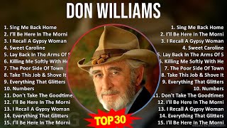 D o n W i l l i a m s MIX Best Hits ~ 1960s Music ~ Top Traditional Country, Country-Pop, Countr...