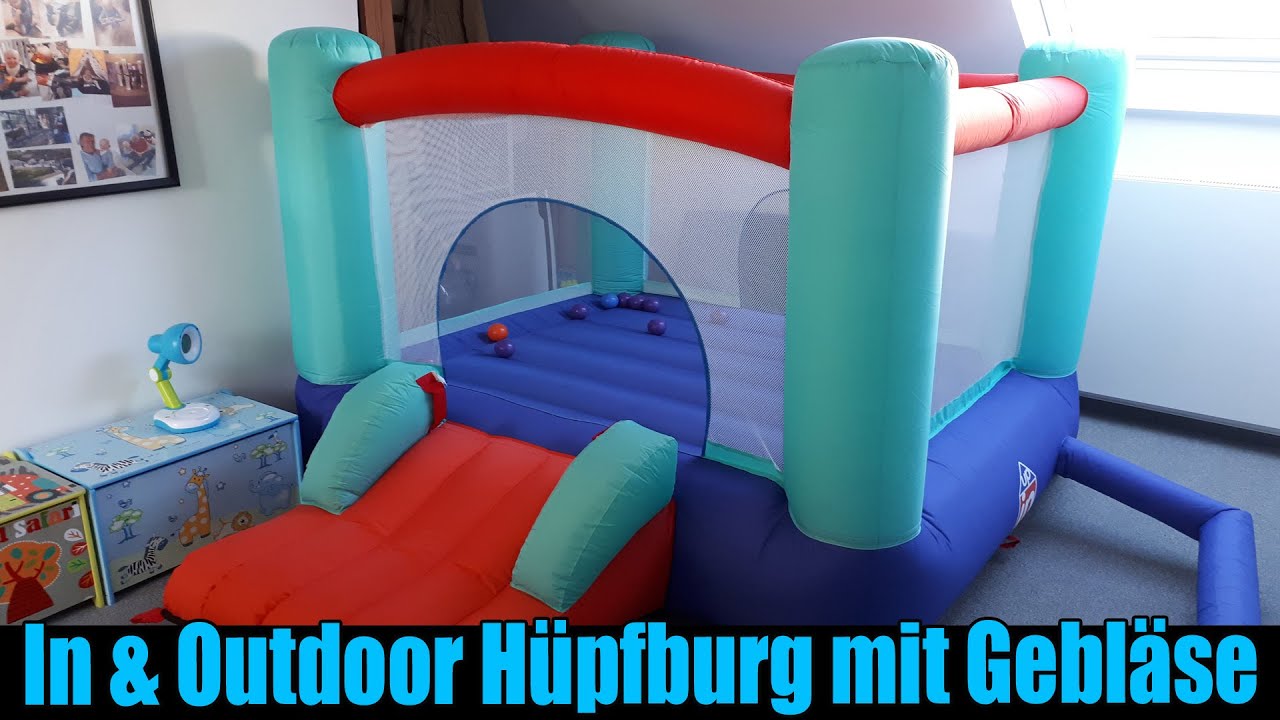 Bestway [Vorstellung Over YouTube dertestmichel] In Up Hüpfburg Slide Spring & | n -