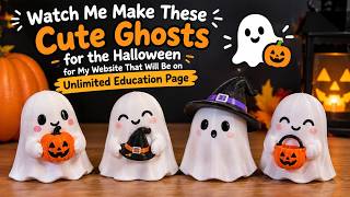 Información Watch Me Make These Cute Halloween Ghosts for My Website | Unlimited Education Page Noticias