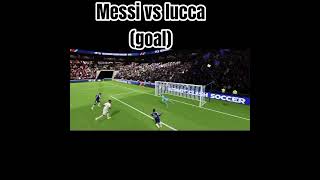 messi vs luca (goal) #game #fifa #football #shortvideo #gameplay #short #games #shorts #dls #persib