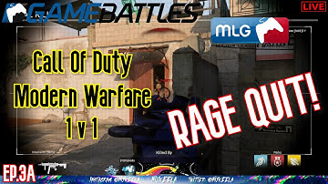 [EP.3A] RAGE QUIT! | Gamebattles 1v1 SnD Tips & Tricks (COD:MW)