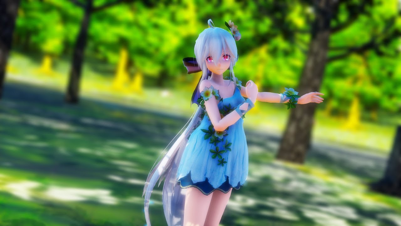 【4K | Ray-MMD】Scutellaria  (Haku Yowane)