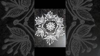 3 dots small rangoli design for daily use @simiarts38