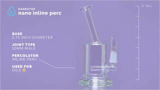 Dankstop - Nano Inline Perc Oil Rig