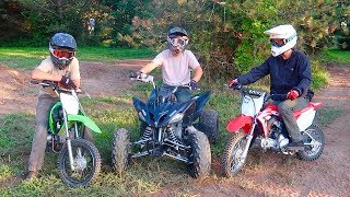 Drift Quads Back Backyard Track Racing