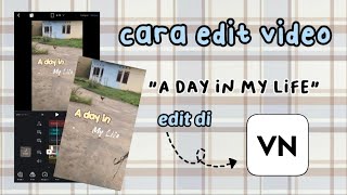 How to edit the video "A day in my life" using the VN application ⁉️✅ screenshot 4