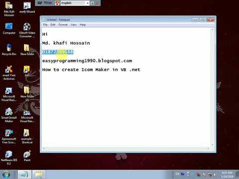 How to create icon maker using vb .net