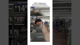 Bro Is Definitely Obsessed With Ballons