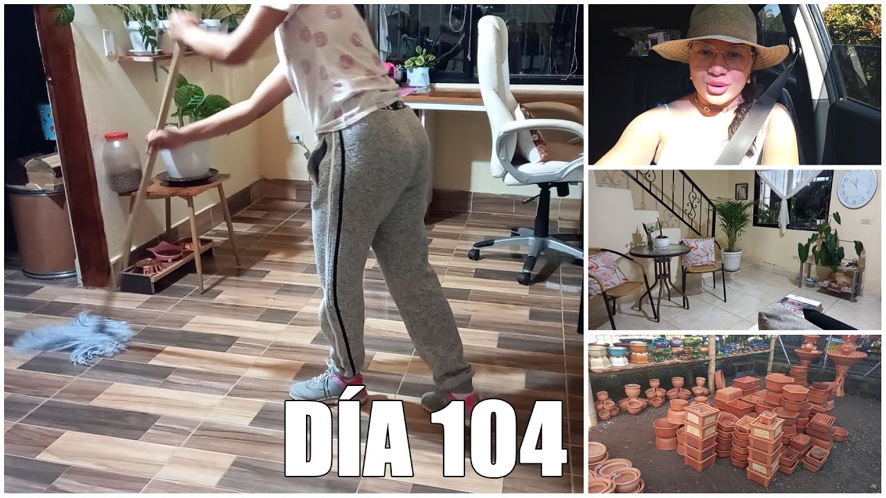 Día de limpiar la casa y el jardín + Voy al vivero │Vlog #104
