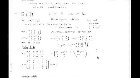 Powers of Jordan Block