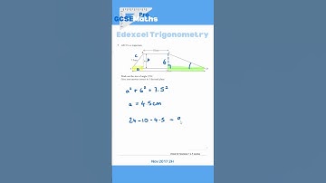 Meest voorkomende vragen voor het Edexcel Trigonometrie-examen #gcsemaths #maths #edexcel #revisi...