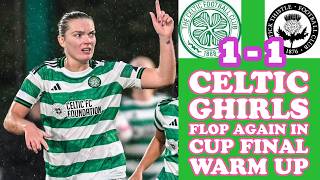 CELTIC FC Women 1 Partick Thistle 1: THE GHIRLS End SWPL With A Draw and 5th Place