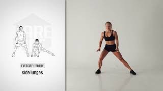 Exercise Library: Side Lunges