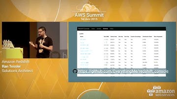 AWS Summit Series 2015 | Tel Aviv: Amazon Redshift