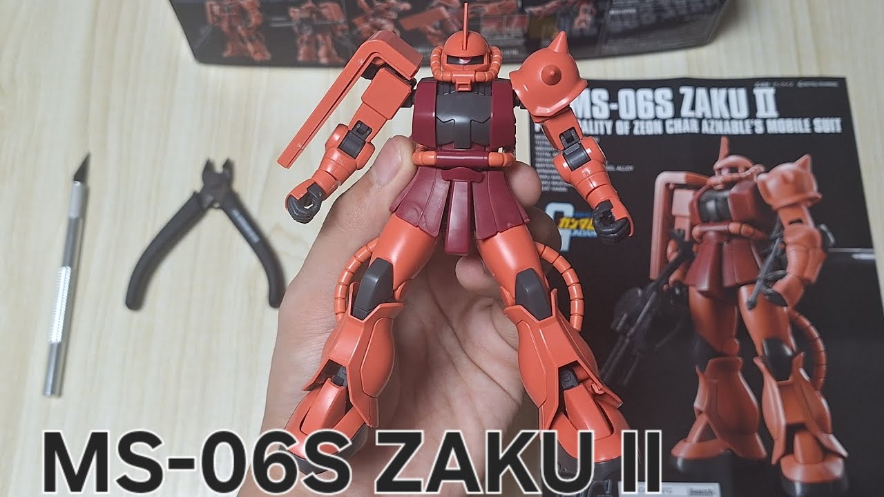 HG 샤아자쿠 스피드 조립 