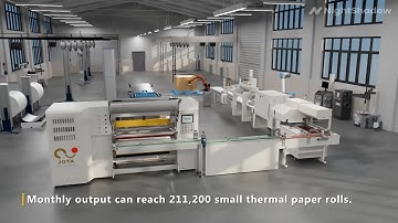 Intelligent 4.0 Fully Automatic Thermal Paper Roll Slitting Machine