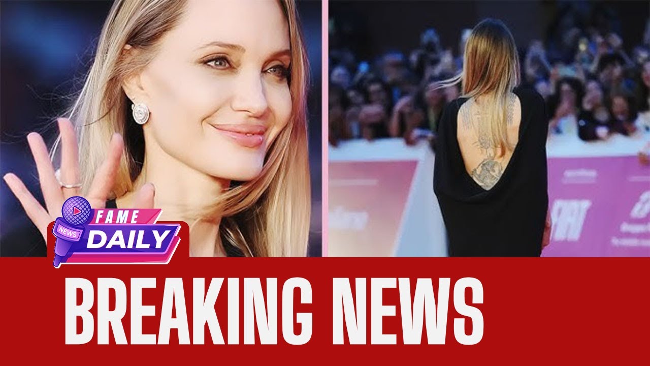 Angelina Jolie Confidently Shows Off Bold Back Tattoo at Rome Film Festival PHOTOS