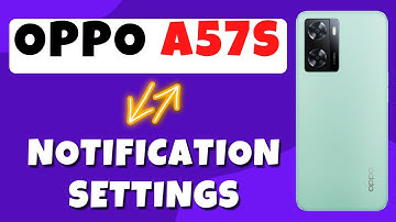 Oppo A57s App Notification Settings || On/Off Apps Notifications