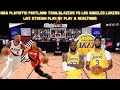 Portland Trailblazers VS Los Angeles Lakers Play By Play & Reactions (NO GAME FOOTAGE)