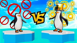 PINGUIM SEM ROBUX VS PINGUIM COM ROBUX NO ROBLOX