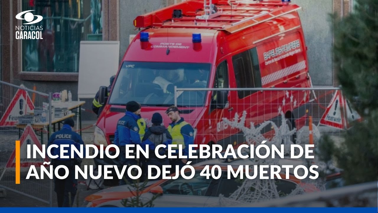 ►Tragedia de Año Nuevo en Suiza: Incendio en exclusivo bar deja decenas de muertos