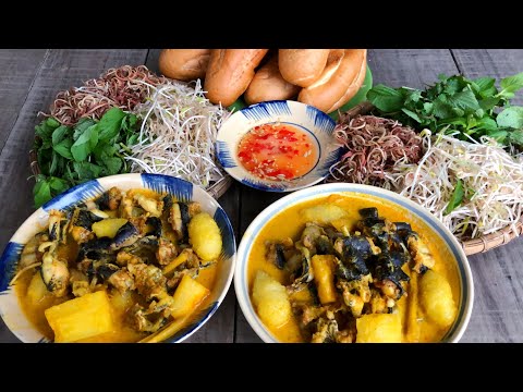 Video Mấy Chú Cháu Đi Nhổ Khoai Mì Nấu Cari Ếch Ngày Mưa Đầu... - youtube