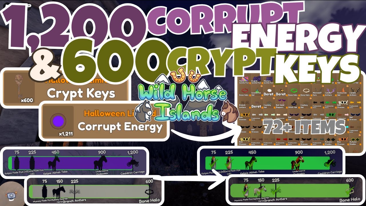 Turning In ALL 1,200 Corrupt Energy & 600 Crypt Keys!! 🔑🟣 | Roblox Wild ...