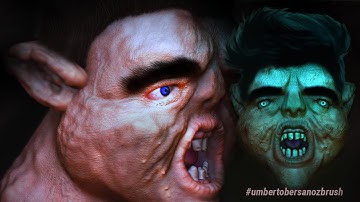 vampire face zbrush 2021