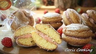 いちごのブッセの作り方・レシピ Strawberry Bouchée Recipes｜Coris cooking