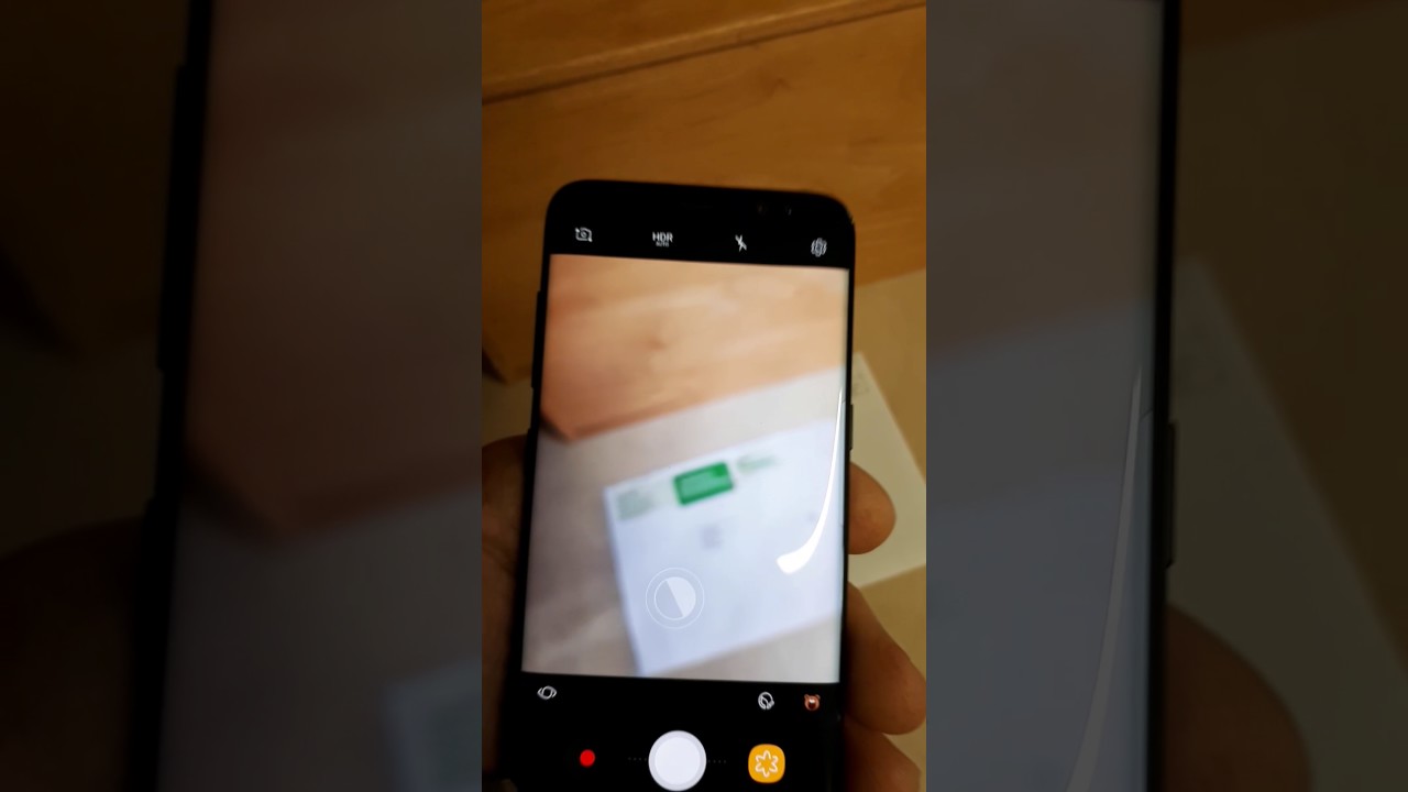 Samsung Galaxy S8 camera focus not working (temporarily