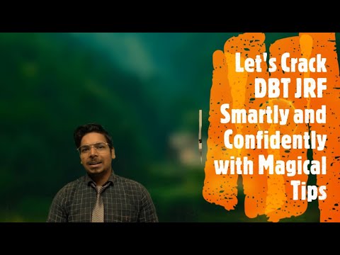 Let's Crack  DBT-JRF exam with Magical Tips and Tricks||CSIR-NET||GATE||DBT||ICMR