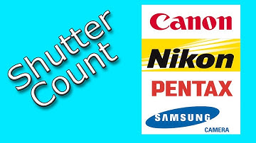 Shutter Count -  How To Check Shutter Count of Any DSLR Camera - Photoshop