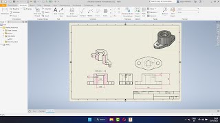cara mengubah 3dimensi ke 2dimensi pemula di autodesk inventor # 19