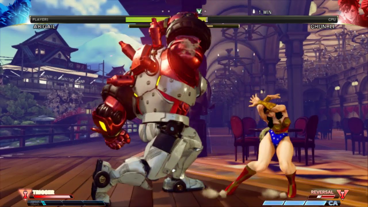 [Street Fighter V]  ▶Tutorial  [Mech AbigailVS Wonder Chun-Li]  PC MOD