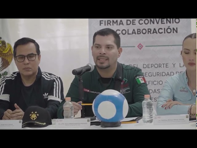 • SSP Firma Convenio con Indeporte en Favor de las Personas Privadas de su Libertad.
