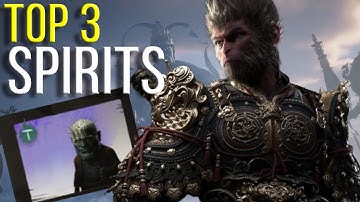 TOP 3 SPIRITS in Black Myth: Wukong game I Quick guide I Best spirits I PS5