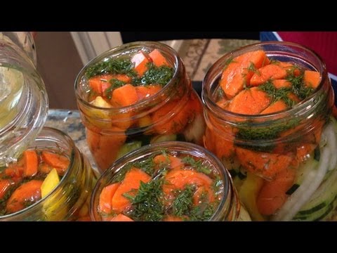 How to Make Refrigerator pickles