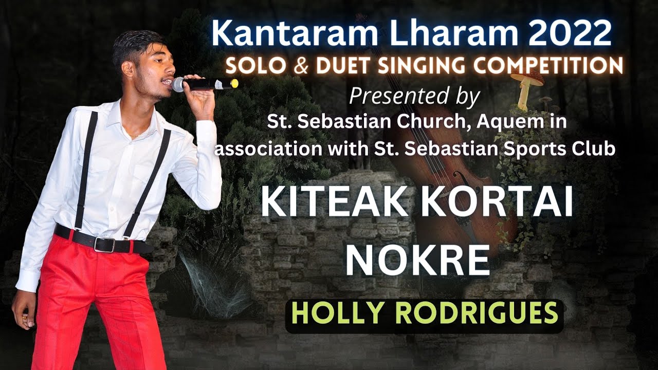 Konkani song  Kiteak kortai nokre  Holly Rodrigues  KANTARAM LHARAM 2022  St Sebastian Church