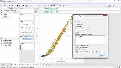 Tableau Training & Tutorials   05 17 Visual Analytics   Trend Lines
