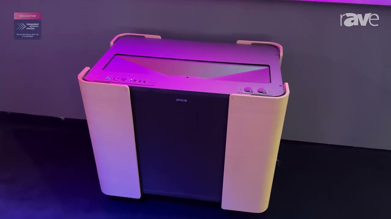 ISE 2026: Epson Features ELPCS01 Mobile Projector Cart for Classrooms, Offices
