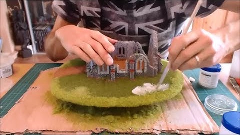 A simple guide to applying static grass to your wargaming terrain