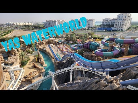 Yas WaterWorld Abu Dhabi | Yas Island | Roller Coaster Fun 🎢 | Abu Dhabi | Life is Beautiful Chill