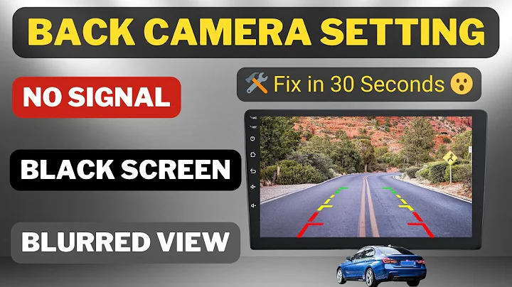 🚗 How to Set Up & Fix Reverse Camera in Android Car Stereo (TS7 & Others) 🎯