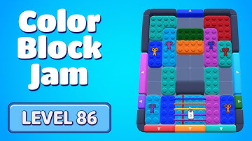 Color Block Jam Level 86 Solution Walkthrough