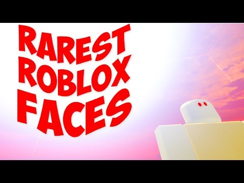 Top 21 Rarest Faces On Roblox Youtube - face of the future roblox
