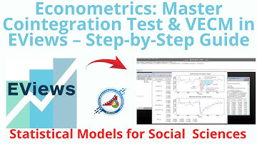 Econometrics: Master Cointegration Test & VECM in EViews – Step-by-Step Guide