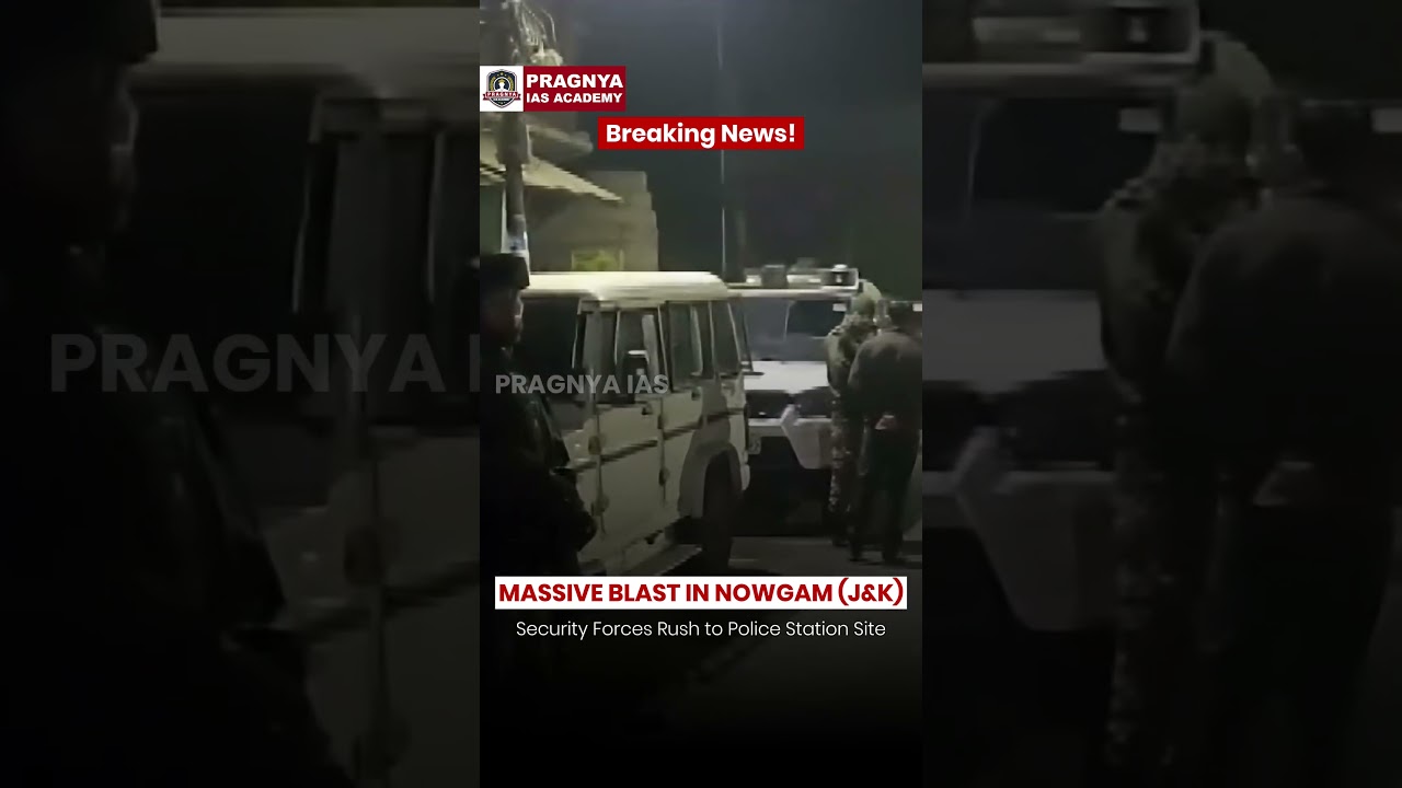 Massive Blast Near Nowgam Police Station—Security on High Alert! 🚨🔥